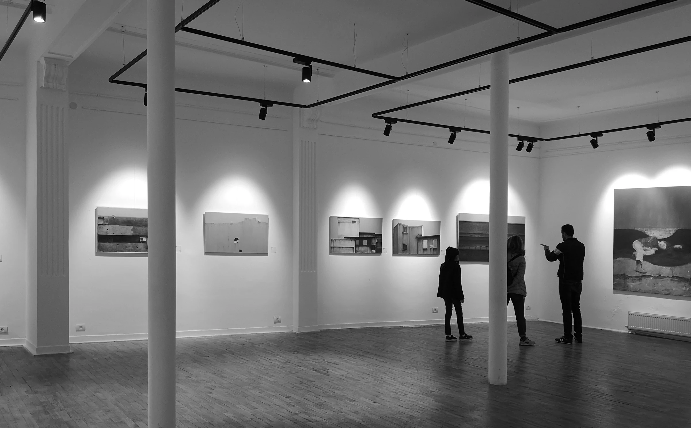 Exhibition in the former ArtHalle space